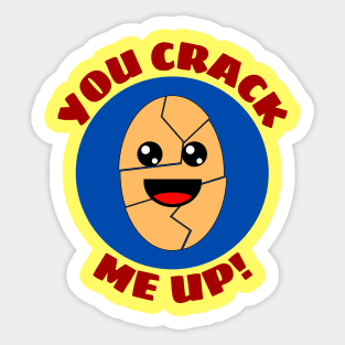 You Crack Me Up | Egg Pun Sticker